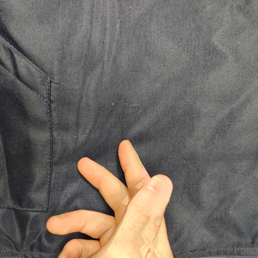 Vintage Reebok Vest Mens Large Blue Full Zip Quilted Lined Snap Pockets Loose - Picture 5 of 16